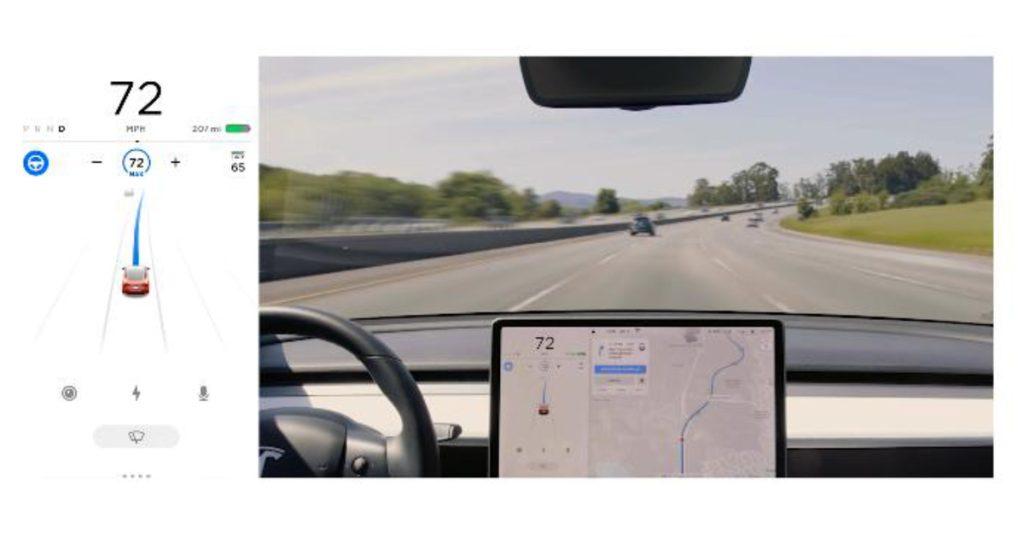 特斯拉「全自動駕駛」（Full Self-Driving、FSD）輔助駕駛系統。