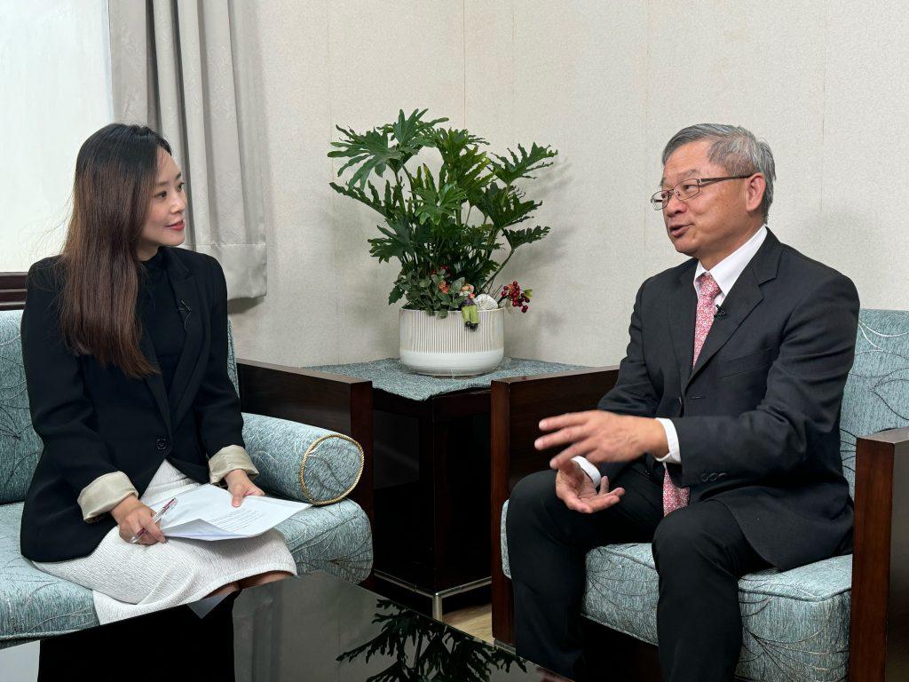 國科會主委吳誠文接受《科技島》訪問。