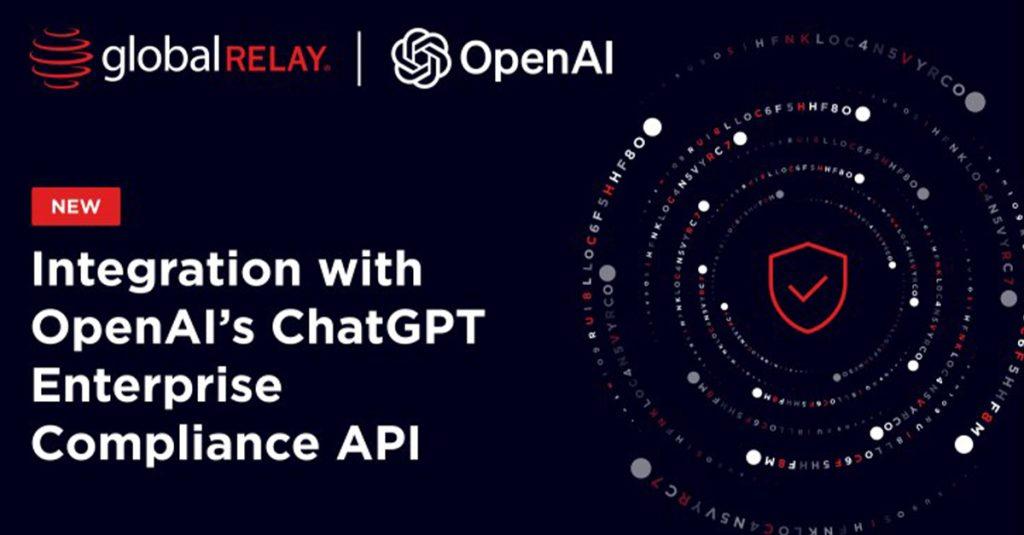 Global Relay宣布，將OpenAI的ChatGPT Enterprise Compliance API與Global Relay的金融合規平台整合。