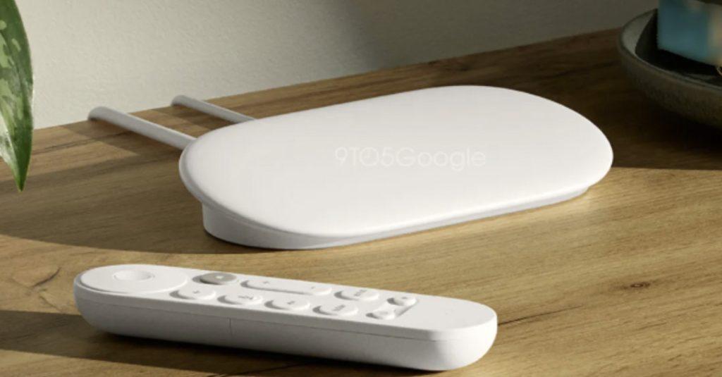 Google即將推出新款電視盒Google TV Streamer，將取代Chromecast電視棒。圖為外媒爆料其外型。