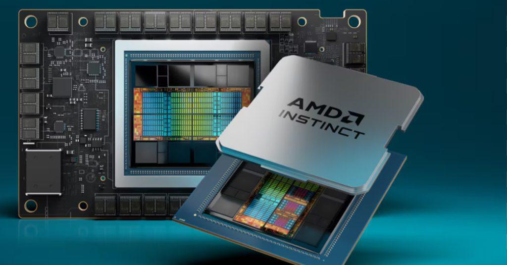 AMD Instinct™ MI300 系列加速器。