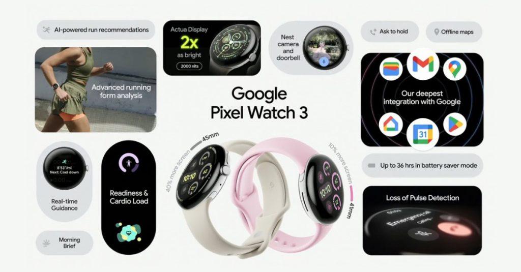 Google Pixel Watch 3 現在可以在台灣官網開放預購。