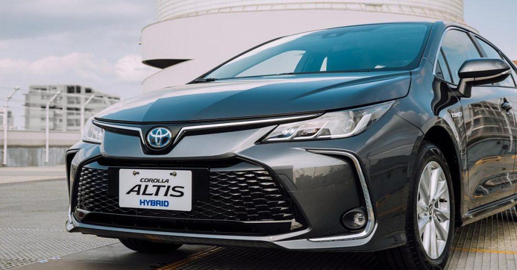 油電複合動力車Toyota Corolla Altis Hybrid。