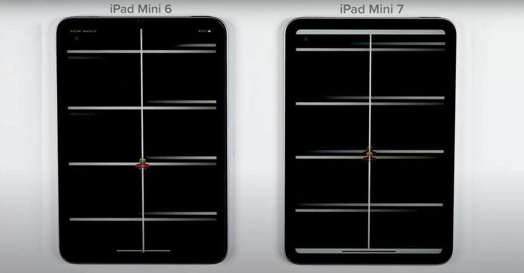 近期外媒實測發現，在iPad mini 7身上已經看不到上一代螢幕曾出現的「果凍滾動」災情。
