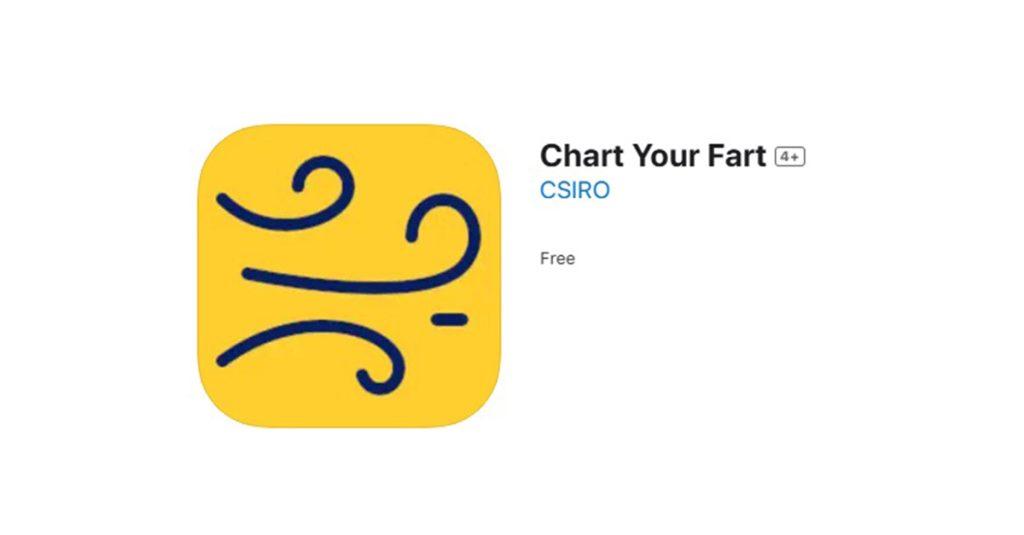 澳洲CSIRO國家科學機構開發一款叫「記錄你的屁」（Chart Your Fart）應用程式。