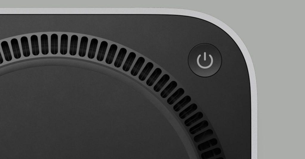 Mac mini 電源鍵改於底部的設計受到網友熱議。