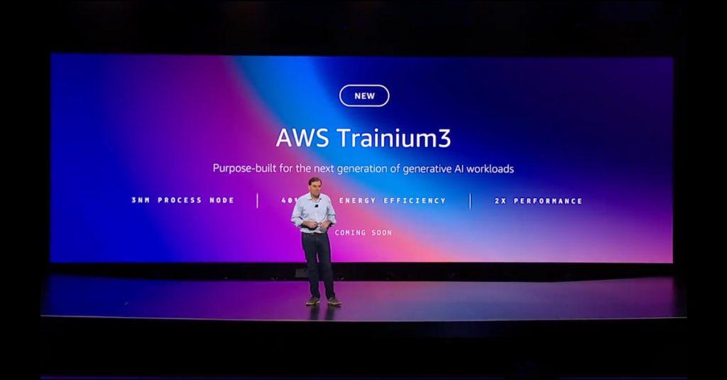 亞馬遜雲端服務（AWS）在其年度re:Invent大會上宣布，將以自家開發的Trainium晶片挑戰輝達。