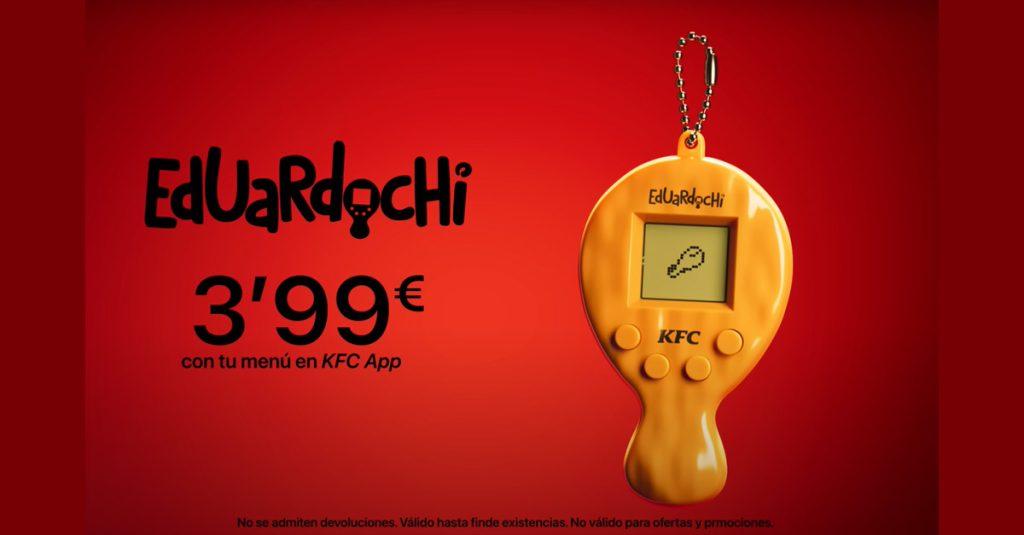 近日又在西班牙推出一款類似電子雞（Tamagotchi）的特殊數位寵物，而玩家的任務是照顧「虛擬電子雞腿」。