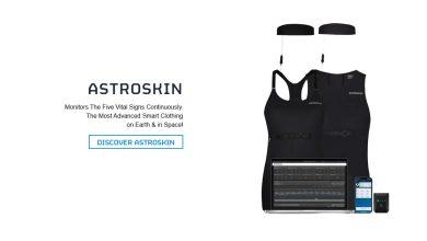 一家加拿大科技公司Hexoskin 研發的「Astroskin」智慧型內衣，採用特殊材質製成，搭配人工智慧演算法，協助維持太空人健康。