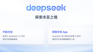 中國AI新創公司DeepSeek橫空出世引發全球關注。（圖／截取自DeepSeek）